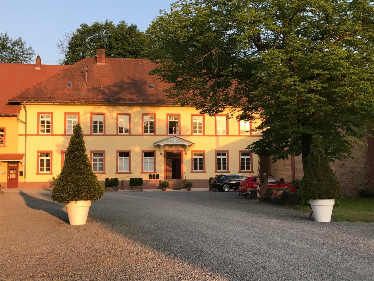 Elegantes Gaesteapartment Verano In Schloss Und Hofgut Langenzell Wiesenbach ภายนอก รูปภาพ